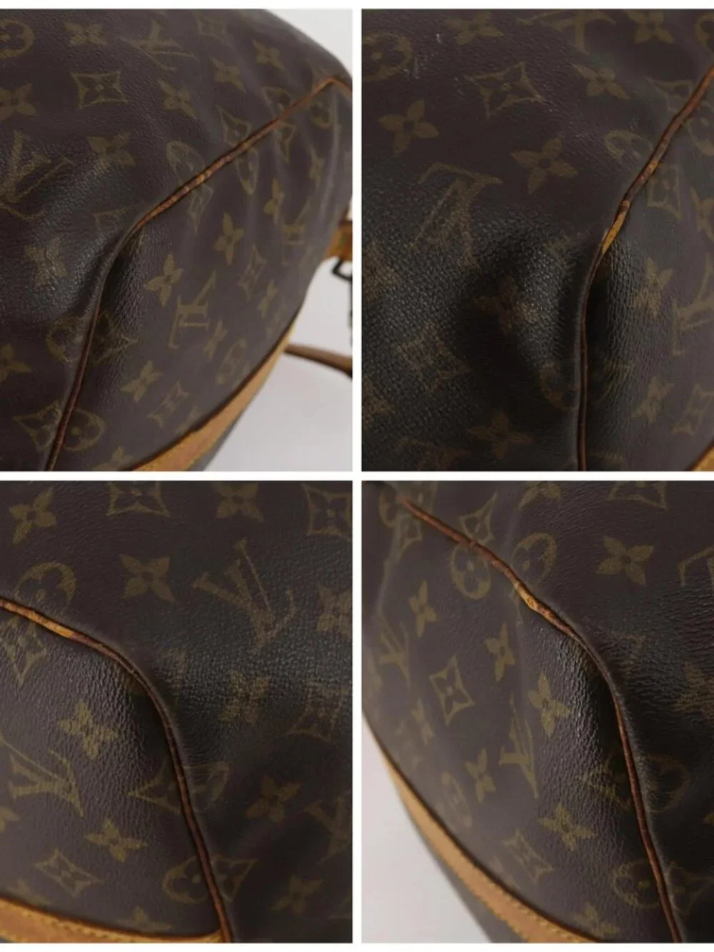 LOUIS VUITTON Monogram Keepall Bandouliere 55 Boston Bag M41414 LV Auth 185696